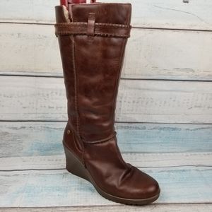 UGG SN 1942 Maxene Womens Brown Leather Boots 10